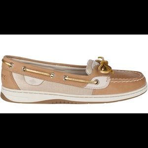 Sperry Angelfish Metallic Linen Shoe